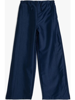 Koton Nervürlü Cepli Geniş Paça Pantolon