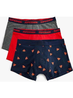 Koton 3'lü Boxer Seti Baskı Detaylı Çok Renkli