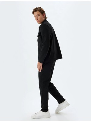 Koton 5WAM40007HK Koton Erkek Eşofman Alt Siyah