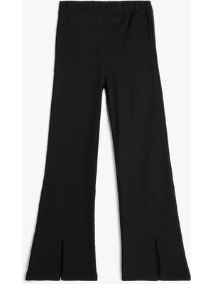 Koton Beli Lastikli Basic Ispanyol Paça Pantolon