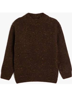 Koton Uzun Kollu Dik Yaka Kazak