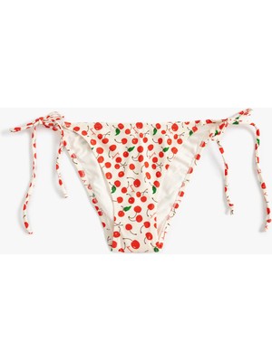 Koton Ipli Bikini Altı Meyve Baskılı Astarlı