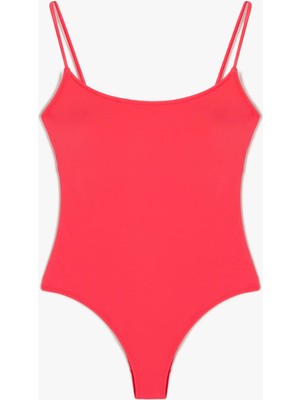 Koton Astarlı Hafif Dolgulu Ince Askılı Mayo