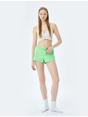 Koton Pamuklu Rahat Kalıp Boxer Şort Pijama Altı