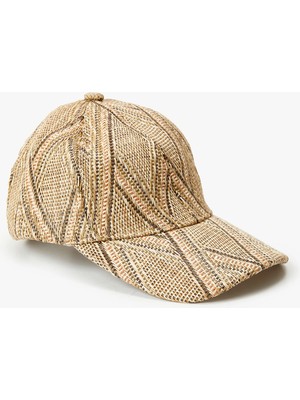 Koton Hasır Cap Şapka Desenli