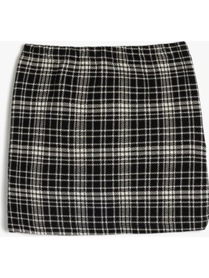 Koton Mini Etek Beli Lastikli Dar Kesim