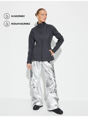 Koton Outdoor Mont Dik Yaka Fermuarlı Cep Detaylı