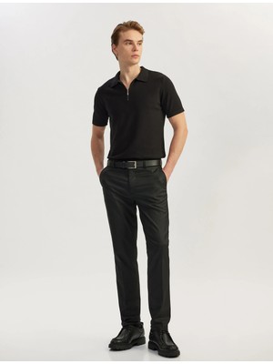 Koton Yarım Fermuarlı Viskon Karışımlı Kısa Kollu Triko Kazak