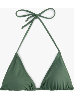 Koton Astarlı Pedli Ipli Üçgen Bikini Üstü