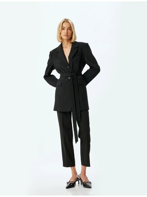 Koton Cigarette Kumaş Pantolon Kısa Paça Cepli