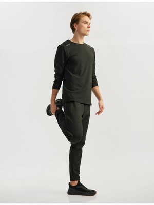 Koton Beli Bağcıklı Fermuarlı Cep Detaylı Scuba Kumaş Jogger Spor Eşofman Altı