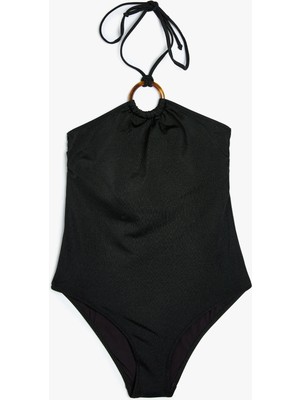 Koton Aksesuar Detaylı Ip Askılı Halter Yaka Mayo