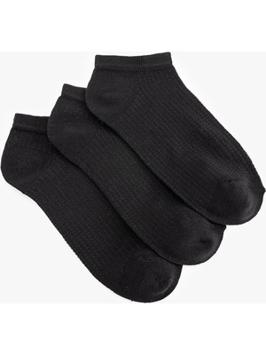 Koton 3'lü Basic Patik Çorap Seti