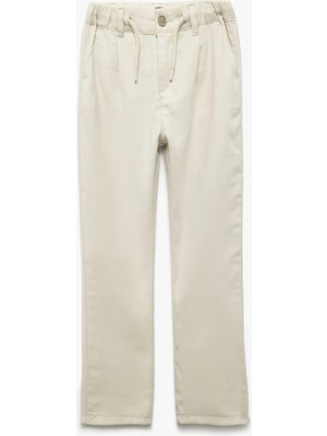 Koton Beli Ayarlanabilir Lastikli Bağcıklı Viskon Pantolon