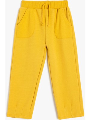 Koton Eşofman Altı Beli Bağlamalı Cepli Pamuklu