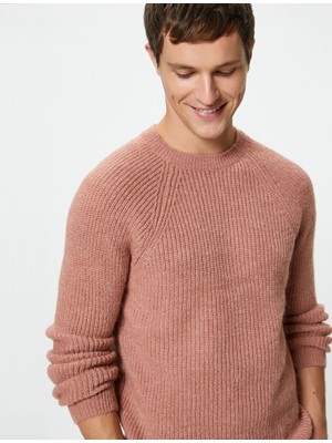 Koton Triko Kazak Bisiklet Yaka Yumuşak Dokulu Slim Fit Uzun Kollu