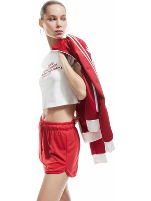 Koton Baskılı Dar Kesim Kısa Kollu Pamuklu Bisiklet Yaka Tişört