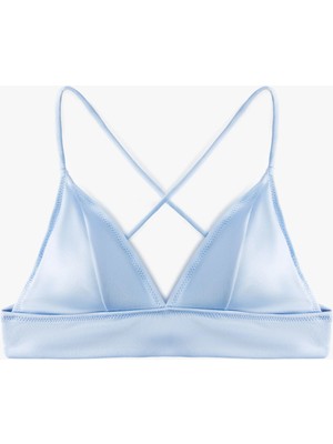 Koton Bağlamalı Arkası Çapraz Askılı Bralet Bikini Üstü