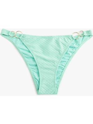 Koton Astarlı Aksesuar Detaylı Dokulu Bikini Altı