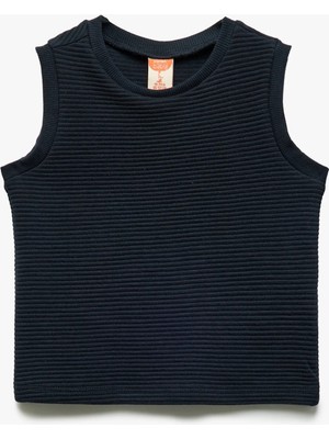 Koton Pamuklu Bisiklet Yaka Basic Atlet