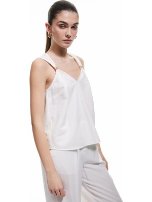 Koton  Kırık Beyaz Kadın Bluz 5SAK60025UW