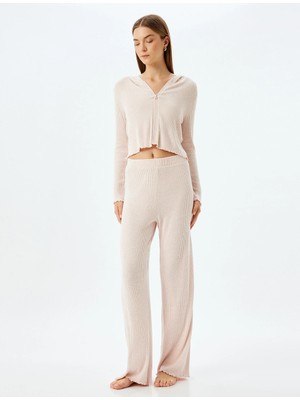 Koton Rahat Kalıp Yumuşak Dokulu Örme Pijama Altı