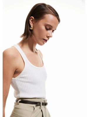 Koton Derin Yuvarlak Yaka Kolsuz Triko Atlet