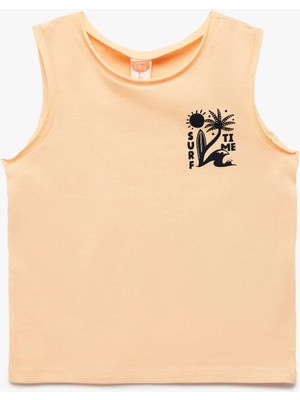 Koton Pamuklu Kolsuz Baskı Detaylı Atlet