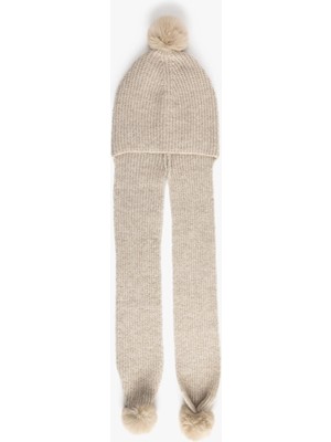 Koton Ponpon Detaylı Atkılı Bere