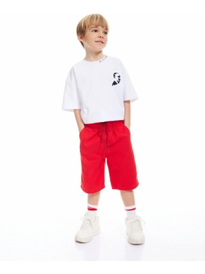 Koton Atatürk Baskılı Işleme Detaylı Bisiklet Yaka Pamuklu Kısa Kollu Tişört