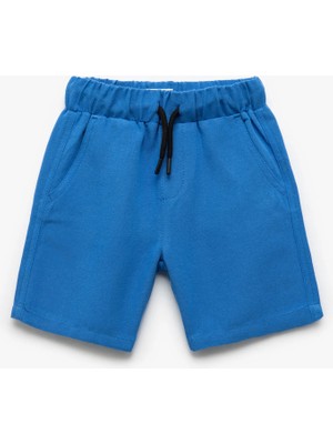 Koton Beli Bağlamalı Cepli Basic Keten Şort