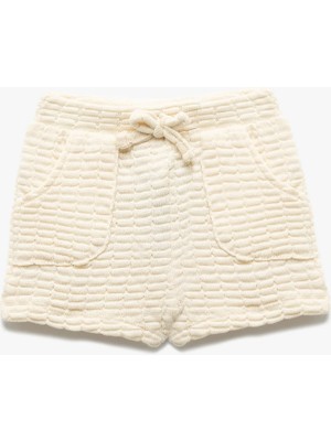 Koton Cep Detaylı Beli Bağcıklı Pamuk Karışımlı Şort
