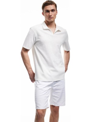 Koton Pamuklu Regular Fit V Polo Yaka Kısa Kollu Tişört