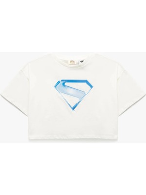 Koton Pamuklu Lisanslı Superman Baskılı Kısa Kollu Tişört
