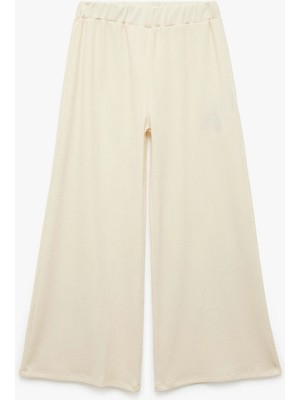 Koton Geniş Paça Beli Lastikli Pantolon