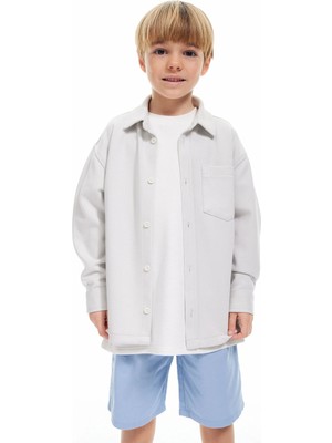 Koton Tek Cepli Uzun Kollu Viskon Karışımlı Basic Mevsimlik Gömlek