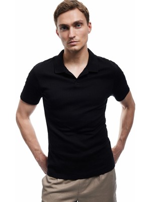 Koton Kısa Kollu Pamuklu Slim Fit Polo Yaka Tişört