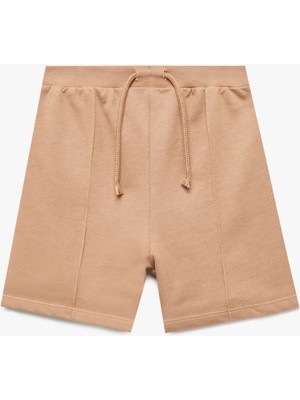 Koton Pamuklu Cep Detaylı Erkek Çocuk Şort Desensiz Normal Bel Özellikli