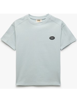 Koton Pamuklu Bisiklet Yaka Kısa Kollu Oversize Tişört