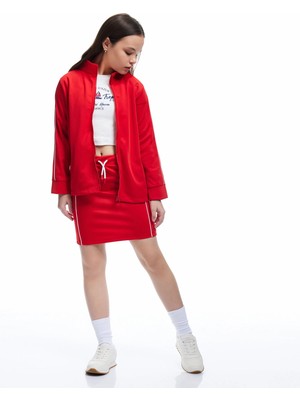 Koton Beli Lastikli Biyeli Mini Etek