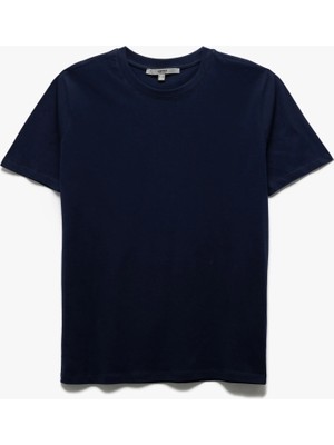 Koton Pamuklu Kısa Kollu Bisiklet Yaka Basic Erkek Slim Fit Tişört
