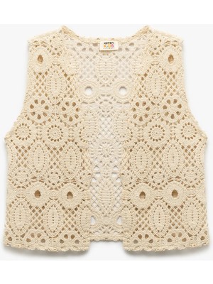 Koton Ajurlu V Yaka Kolsuz Yelek