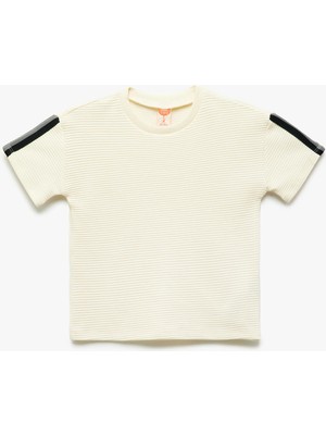 Koton Pamuklu Uzun Kollu Bisiklet Yaka Tişört