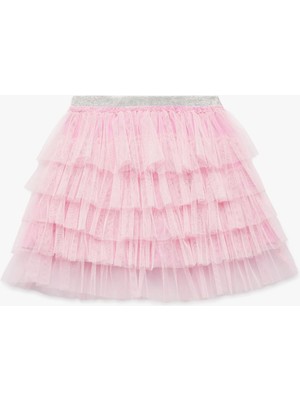 Koton Katlı Lastik Detaylı Tütü Etek