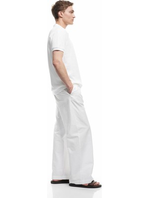 Koton Pamuklu Kısa Kollu Dokulu Regular Fit Polo Yaka Tişört