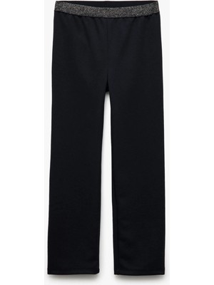 Koton Viskon Karışımlı Parlak Detaylı Tayt