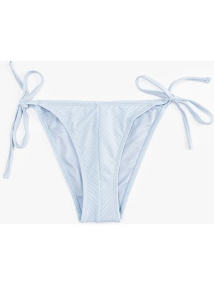 Koton Astarlı Parıltılı Dokulu Yanları Ipli Bikini Altı