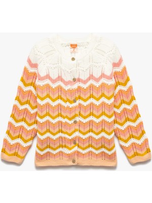 Koton Pamuklu Uzun Kollu Bisiklet Yaka Triko Hırka