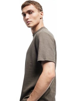 Koton Kısa Kollu Pamuklu Regular Fit Bisiklet Yaka Tişört