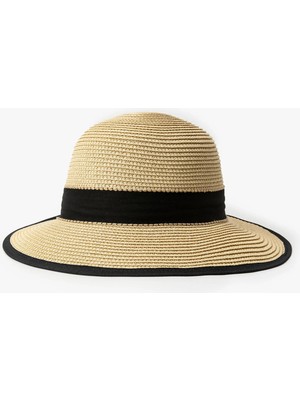 Koton Bant Detaylı Hasır Şapka
